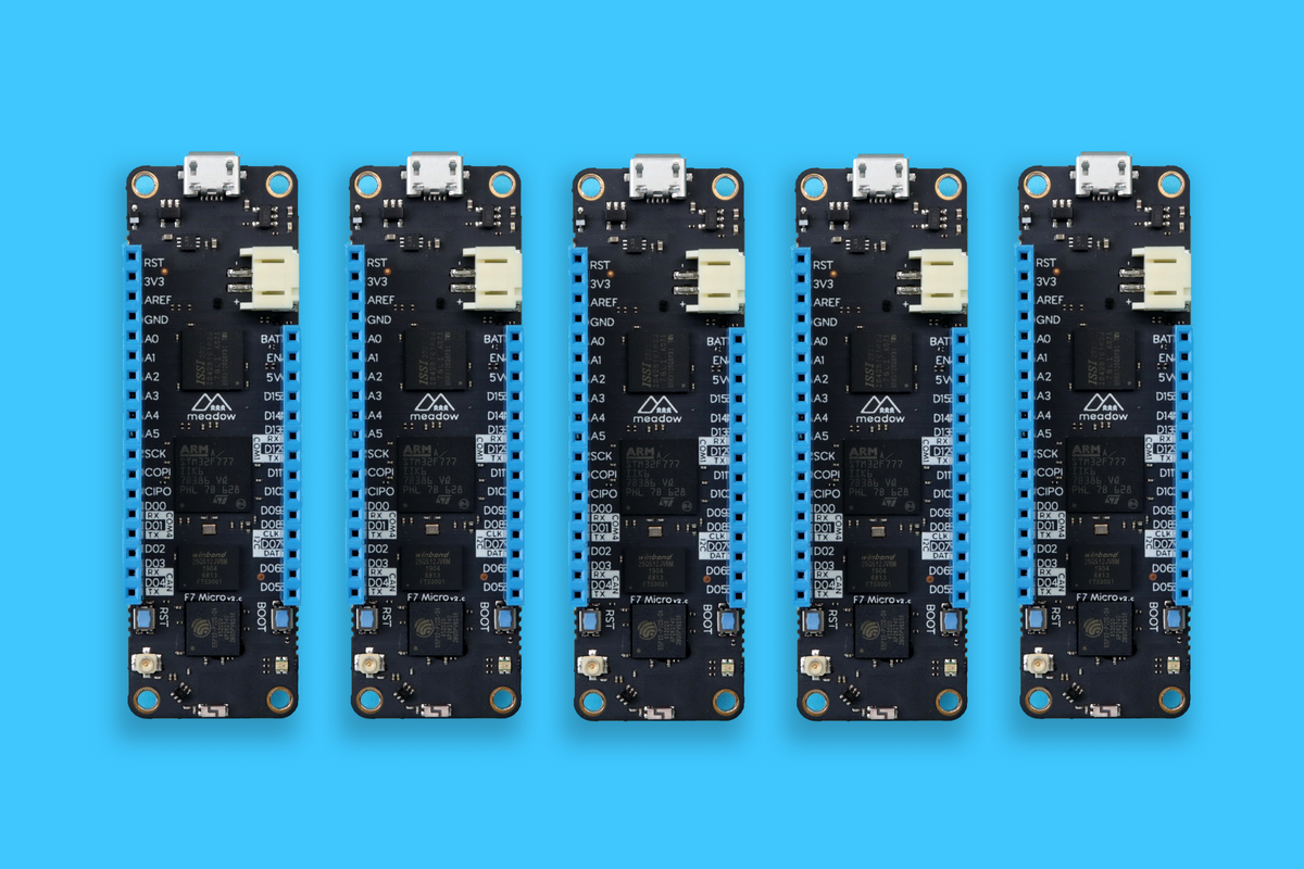 Group Pack - x5 Meadow F7v2 Dev Kits – Wilderness Labs Store